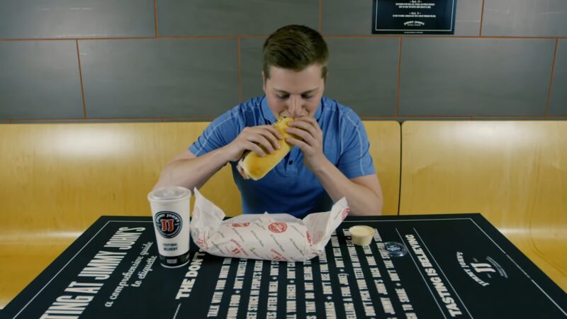 Jimmy John's first bite