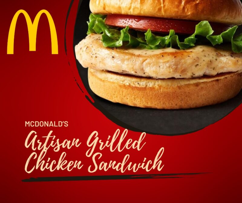 Artisian Grilled Chicken Sandwich