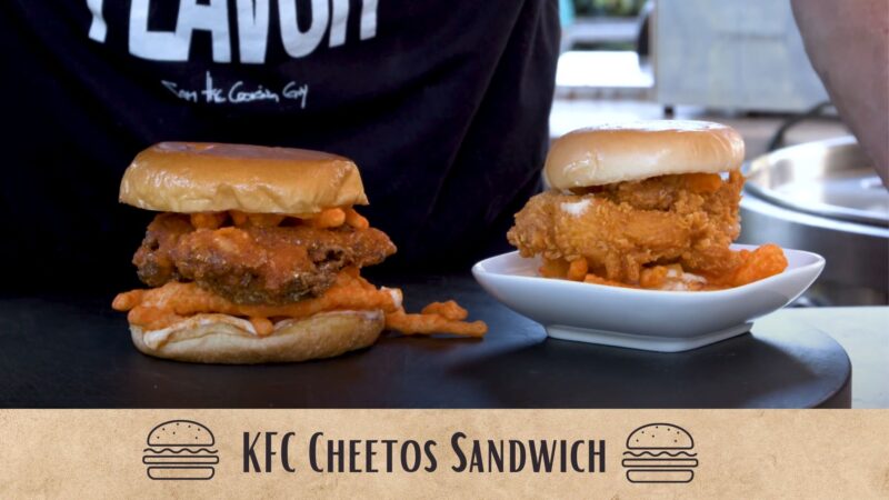 KFC Cheetos sandwich